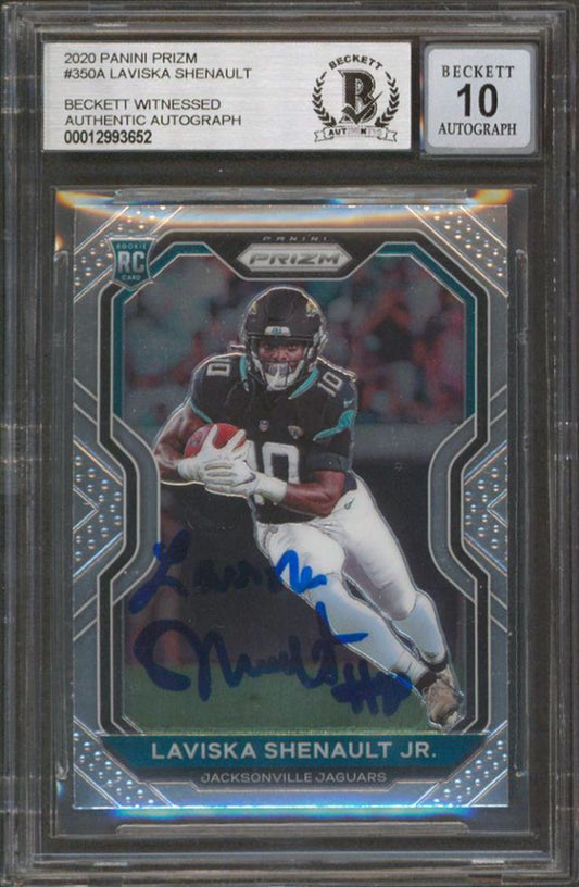 Laviska Shenault Jr. Signed 2020 Panini Prizm #350A RC - Autograph Graded (BGS) 10 - Rookie Card