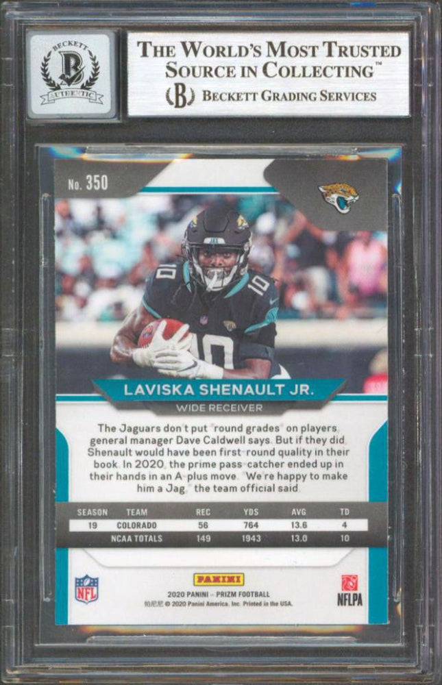 Laviska Shenault Jr. Signed 2020 Panini Prizm #350A RC - Autograph Graded (BGS) 10 - Rookie Card