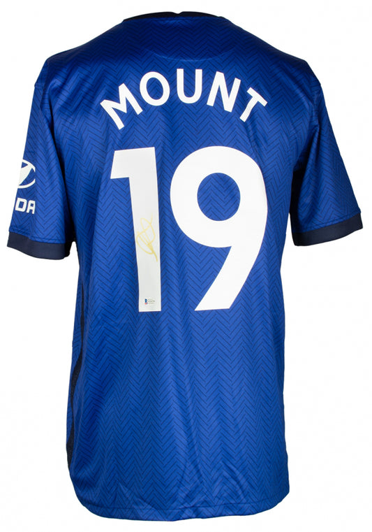 Mason Mount Signed Chelsea F.C. Nike Jersey (Beckett) - Beckett Witnessed