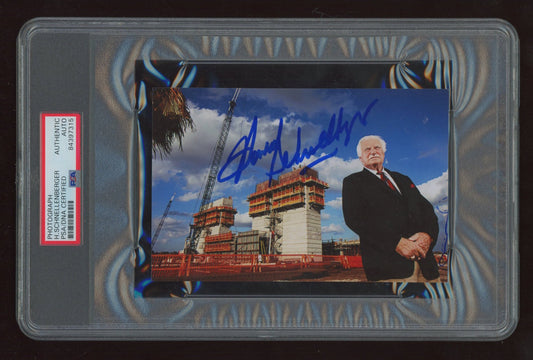 Howard Schnellenberger Signed 4x6 Photo (PSA Encapsulated)