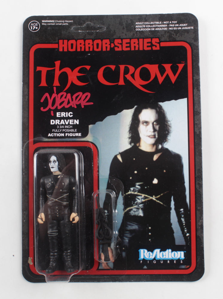 James O'Barr Signed (JSA) "The Crow" Eric Draven Horror Series Action Figure - JSA Witnessed