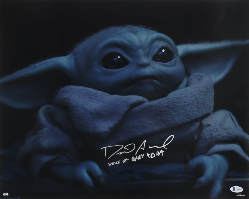 David Acord Signed (Beckett) "The Mandalorian" 16x20 Photo Inscribed "Voice of Baby Yoda" - Grogu