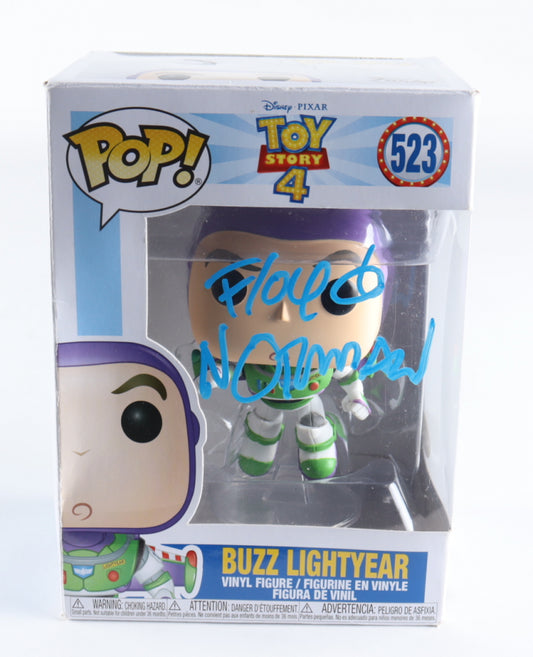 Floyd Norman Signed (JSA) "Toy Story 4" #523 Buzz Lightyear Funko Pop! Vinyl Figure - Animator / Artist