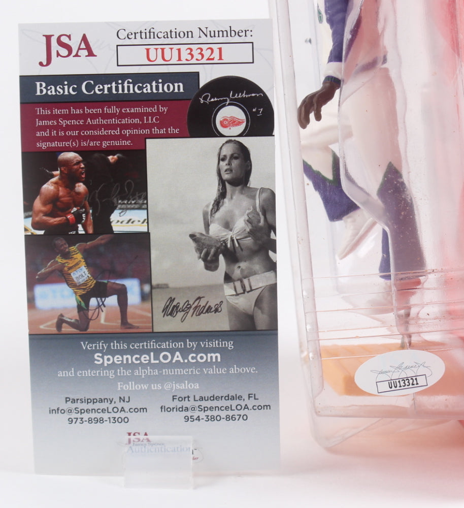 Vin Baker Signed (JSA) Starting Lineup Action Figure with Vintage Card