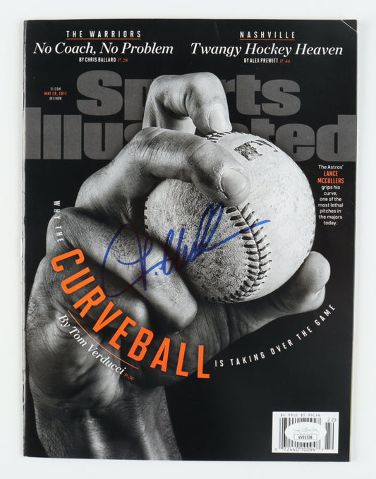 Lance McCullers signed 2017 Sports Illustrated magazine (JSA)