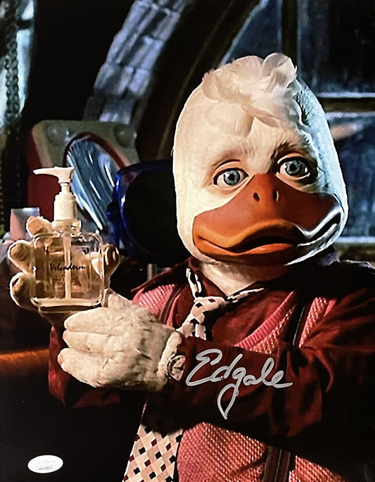 Ed Gale Signed (JSA) "Howard the Duck" 11x14 Photo - JSA Witnessed