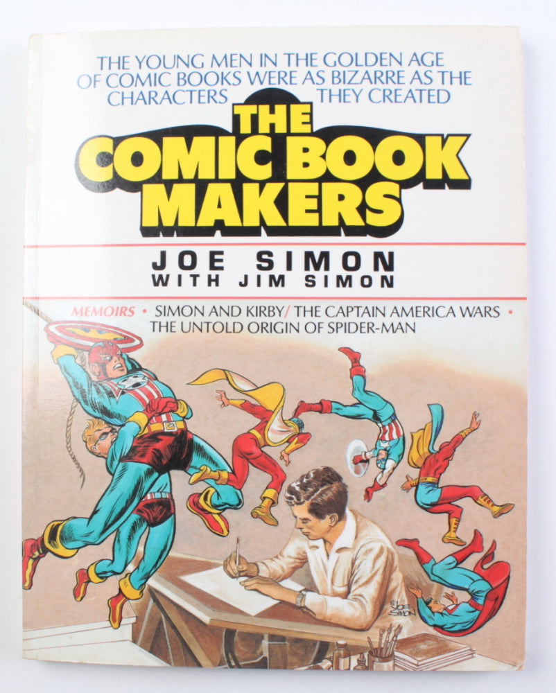 Joe Simon Signed (Beckett) "The Comic Book Makers" Softcover Book