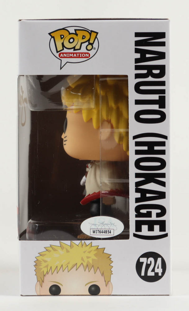 Maile Flanagan Signed (JSA) "Boruto: Naruto Next Generations" #724 Naruto (Hokage) Funko Pop! Vinyl Figure - JSA Witnessed