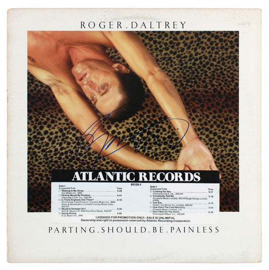 Roger Daltry Signed "Parting Should Be Painless" Vinyl Record Album Cover (Beckett)