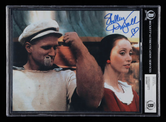 Shelley Duvall Signed "Popeye" 8x10 Photo (Beckett Encapsulated)