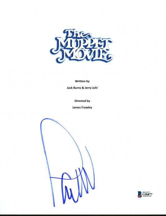 Paul Williams Signed (Beckett) "The Muppet Movie" Script Cover - Song Writer