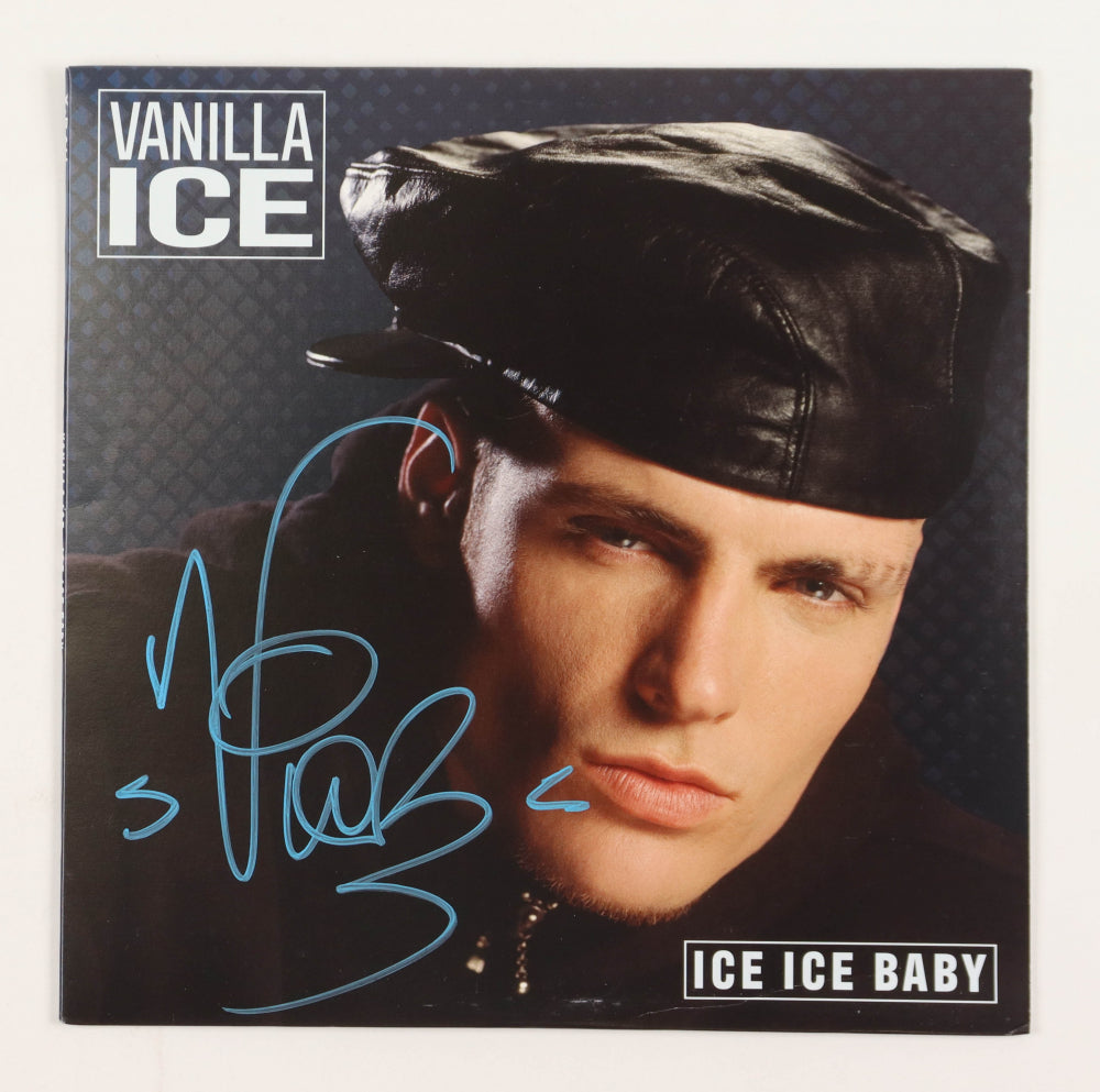 Vanilla Ice Signed (JSA) "Ice Ice Baby" 1990 LP Vinyl Record Album