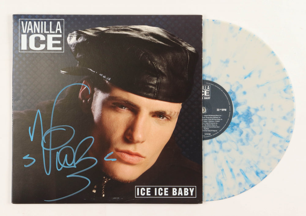 Vanilla Ice Signed (JSA) "Ice Ice Baby" 1990 LP Vinyl Record Album