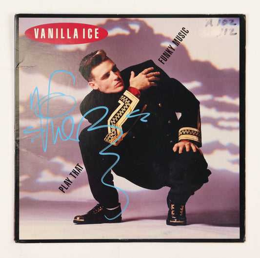 Vanilla Ice Signed (JSA) "Play That Funky Music" 1990 LP Vinyl Record Album