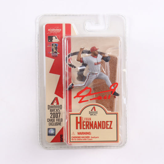 Livan Hernandez Signed Braves McFarlane's Sports Picks Action Figure (JSA)