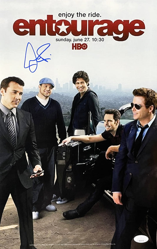 Jeremy Piven Signed "Entourage" 11x17 Poster (JSA)