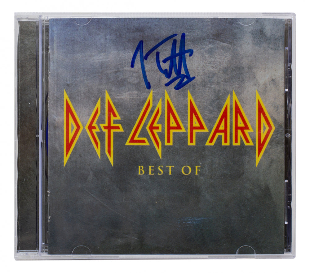 Joe Elliott Signed (JSA) Def Leppard "Best Of" CD Album - JSA Witnessed