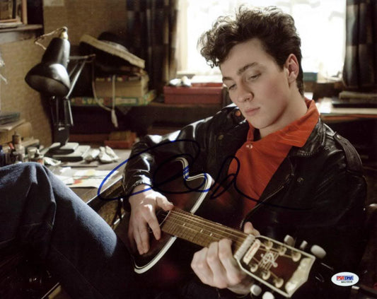 Aaron Taylor-Johnson Signed (PSA) "Nowhere Boy" 11x14 Photo - John Lennon