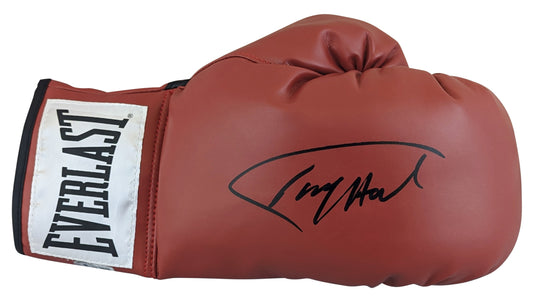 Larry Holmes Signed Everlast Boxing Glove (Beckett & Prova) - Beckett Witnessed