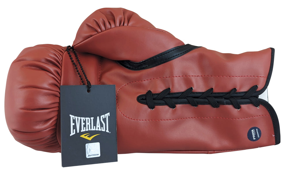 Larry Holmes Signed Everlast Boxing Glove (Beckett & Prova) - Beckett Witnessed
