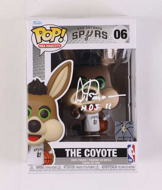 Artis Gilmore Signed Spurs #06 The Coyote Funko Pop! Vinyl Figure Inscribed "HOF 11" (Schwartz)