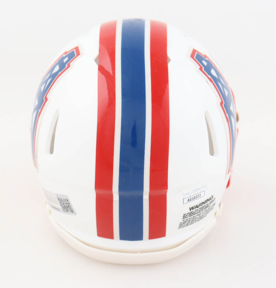 Earl Campbell Signed Oilers Speed Mini Helmet (JSA & Timeless Authentic)