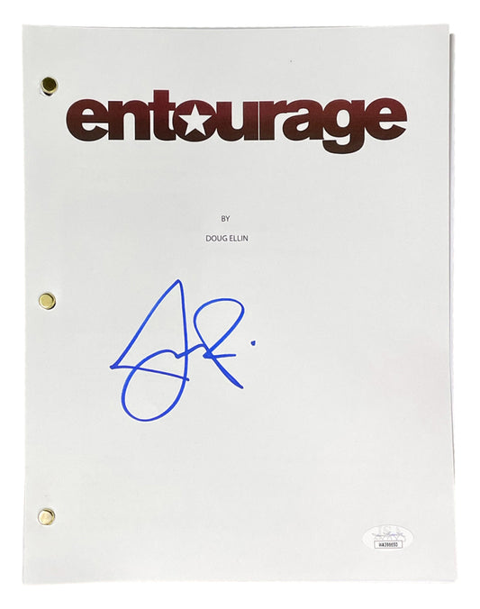 Jeremy Pevin Signed (JSA)  "Entourage" Replica Movie Script - JSA Witnessed