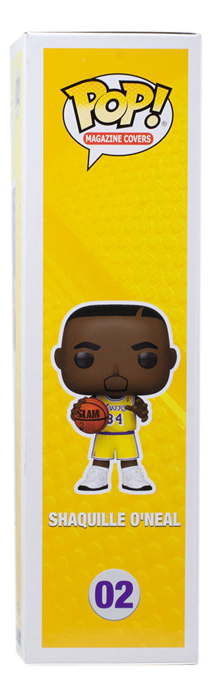 Shaquille O'Neal Signed (Beckett) Lakers #02 SLAM Funko Pop! NBA Cover Vinyl Figure - Beckett Witnessed