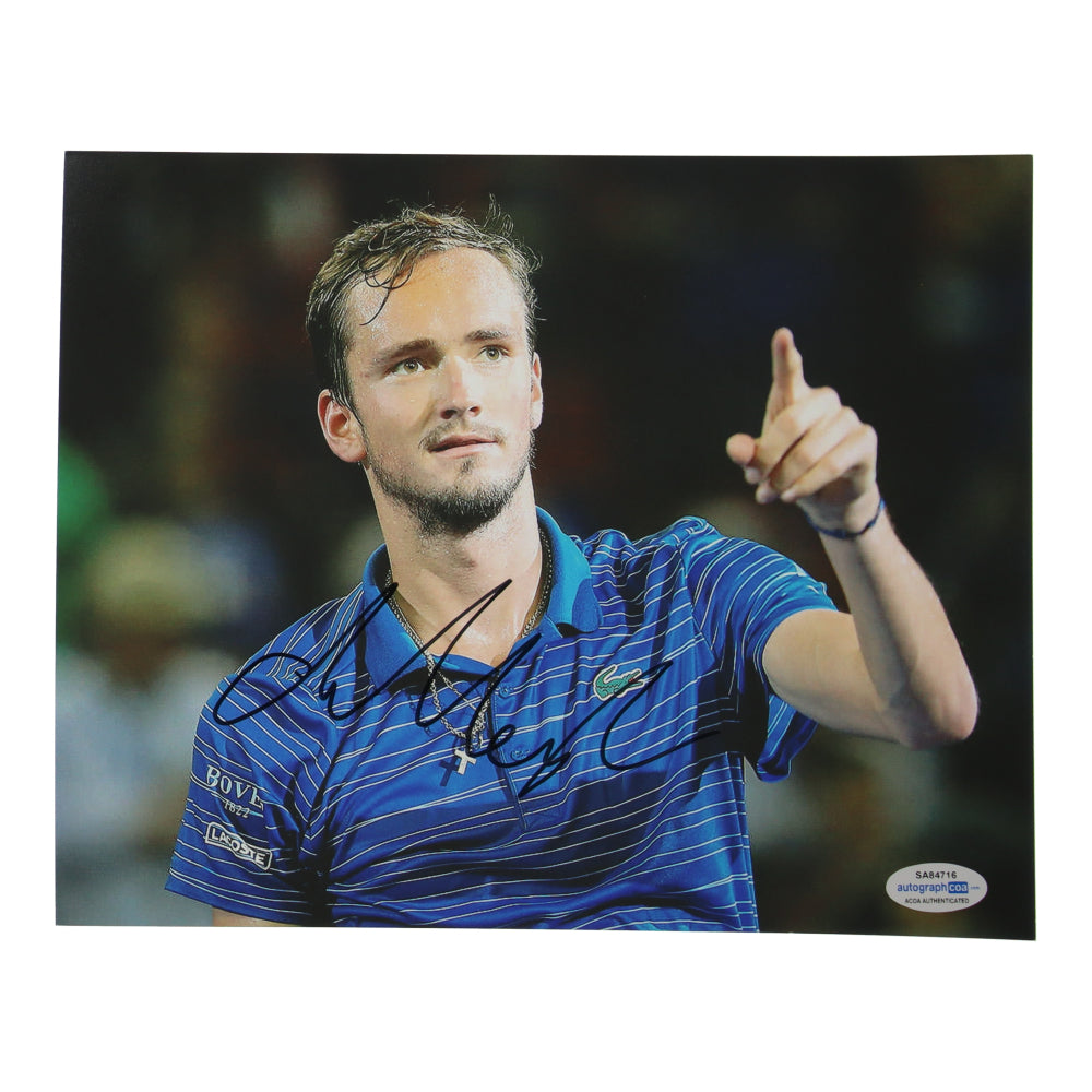 Daniil Medvedev Signed 8x10 Photo (ACOA)