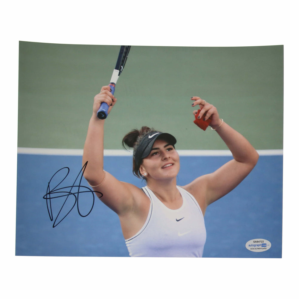 Bianca Andreescu Signed 8x10 Photo (AutographCOA)