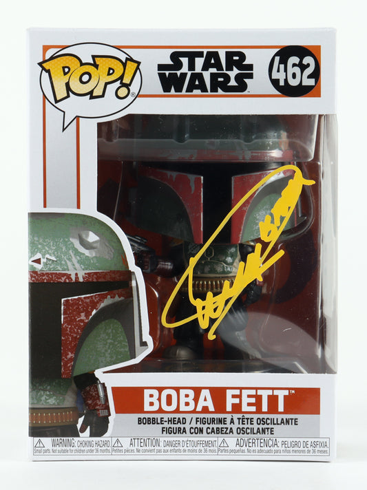 Dickey Beer Signed "Star Wars" Boba Fett #462 Funko Pop! Vinyl Figure (PA)