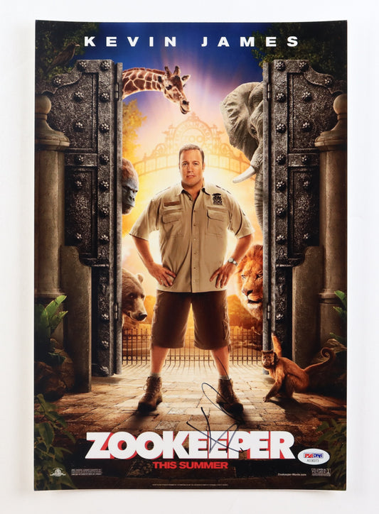 Kevin James Signed "Zookeeper" 10x15 Photo (PSA) Griffin Keyes