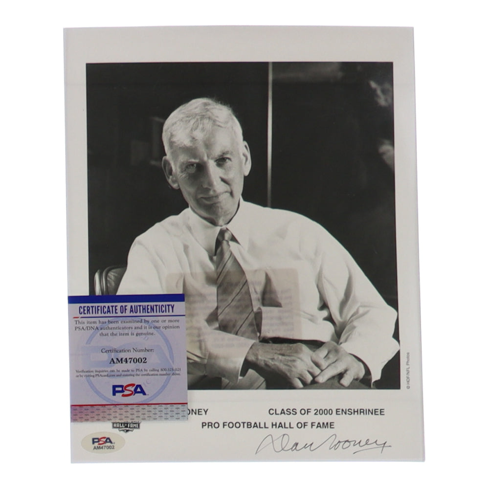 Dan Rooney Signed Steelers 8x10 Photo (PSA)