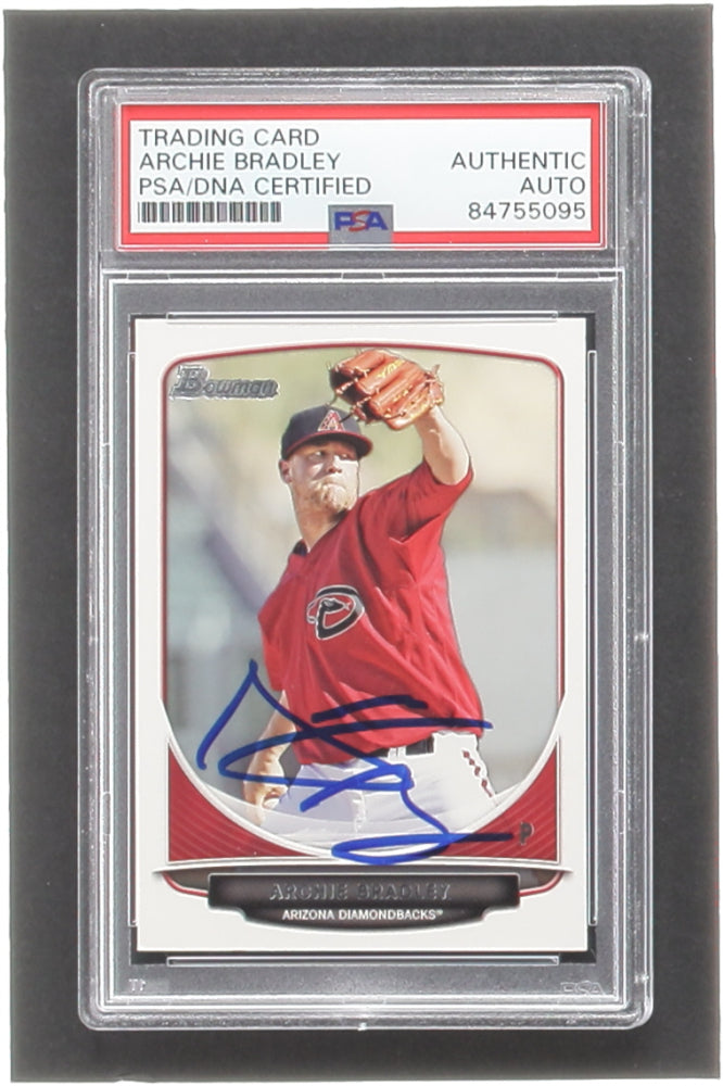 Archie Bradley Signed 2013 Bowman Draft Top Prospects #TP30 RC (PSA) - Rookie Card