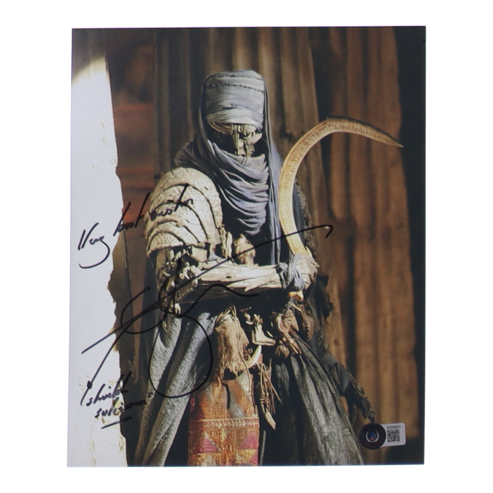 Ian Whyte Signed (Beckett) "Clash of the Titans" 8x10 Photo Inscribed "Very Best Wishes" & "Sheikh Suleiman" - Sheikh Suleiman