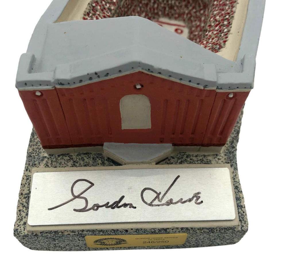 Gordie Howe Signed (JSA) LE Red Wings Olympia Stadium Ceramic - Limited Edition #246 / 250