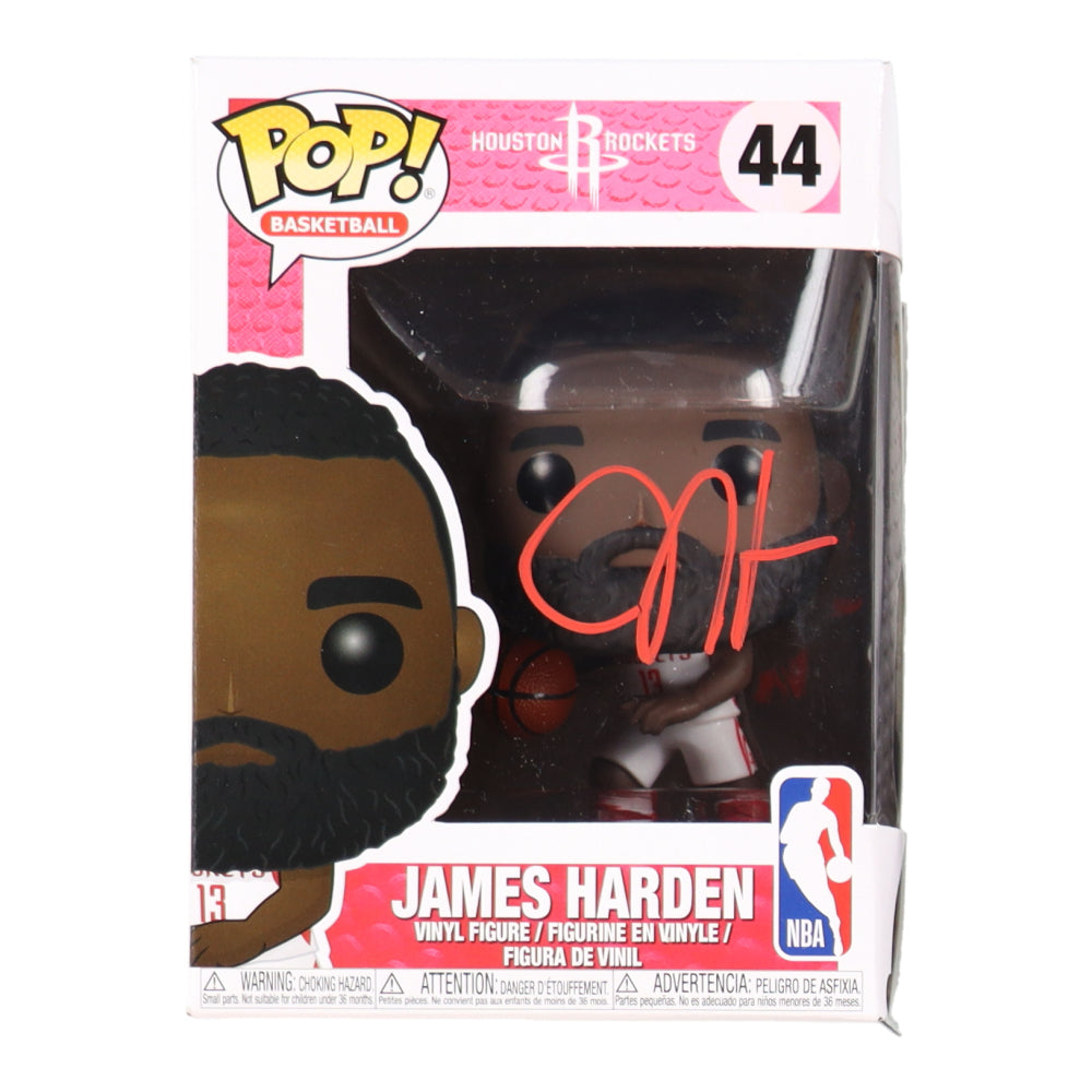 James Harden Signed (Beckett) Rockets #44 James Harden Funko Pop! - Beckett Witnessed