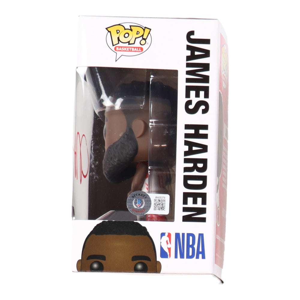 James Harden Signed (Beckett) Rockets #44 James Harden Funko Pop! - Beckett Witnessed