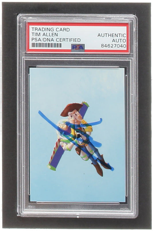 Tim Allen Signed 1995 SkyBox Toy Story #29 To Infinity and Beyond (PSA)