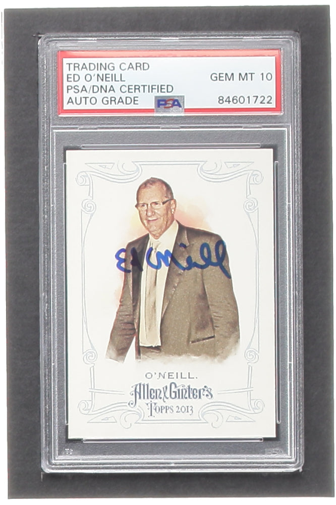 Ed O'Neill Signed 2013 Topps Allen and Ginter #149 RC - Autograph Graded PSA 10