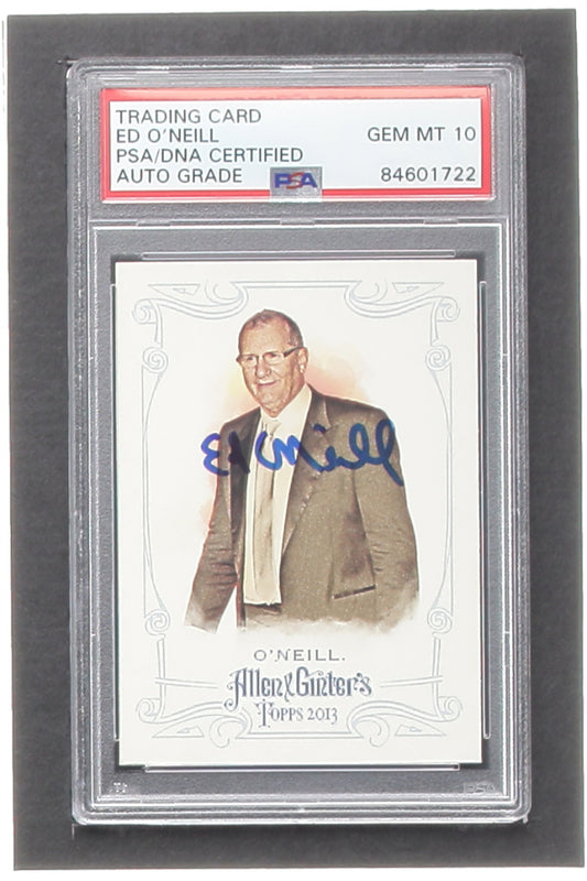 Ed O'Neill Signed 2013 Topps Allen and Ginter #149 RC - Autograph Graded PSA 10