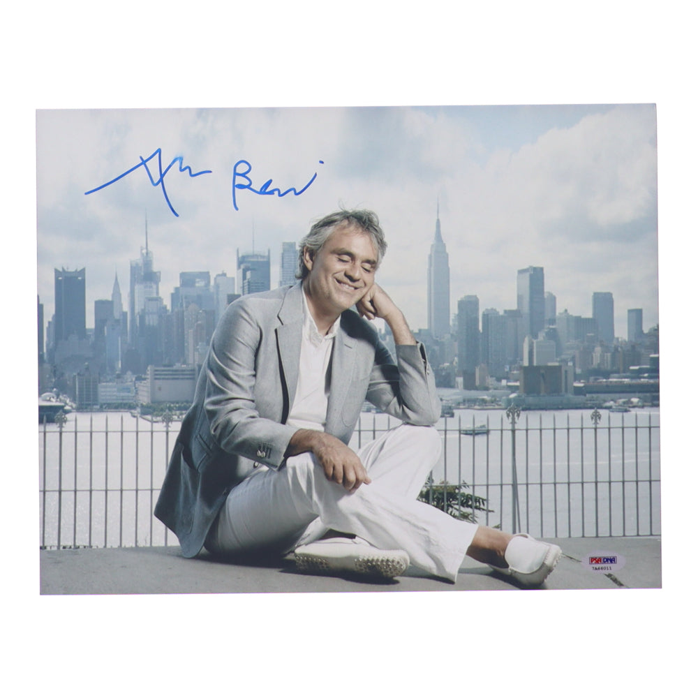 Andrea Bocelli Signed 11x14 Photo (PSA)