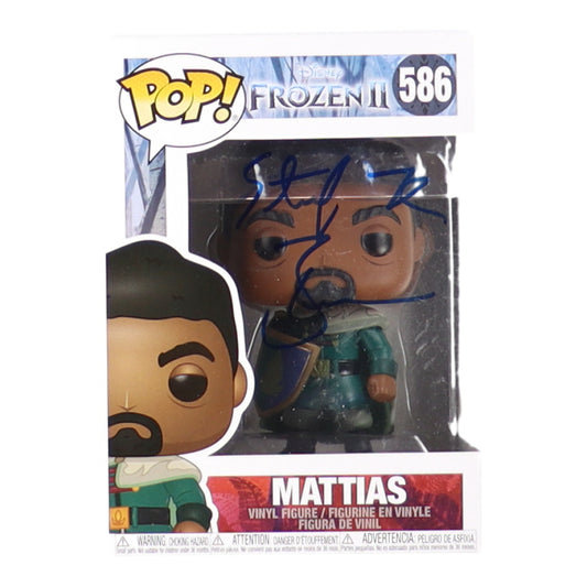 Sterling K. Brown Signed (ACOA) "Frozen II" #586 Mattias Funko Pop! Vinyl Figure - (AutographCOA)