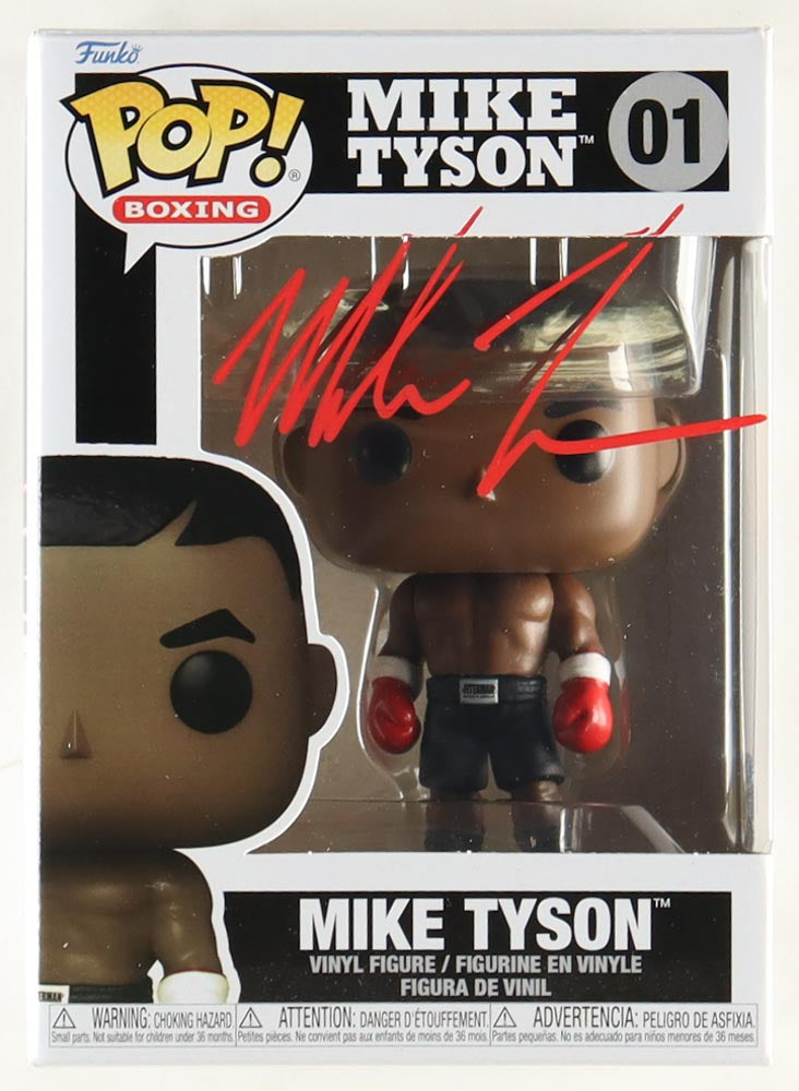 Mike Tyson Signed (JSA) "Mike Tyson" #01 Funko Pop! Vinyl Figure (Tyson & JSA COA) - JSA Witnessed