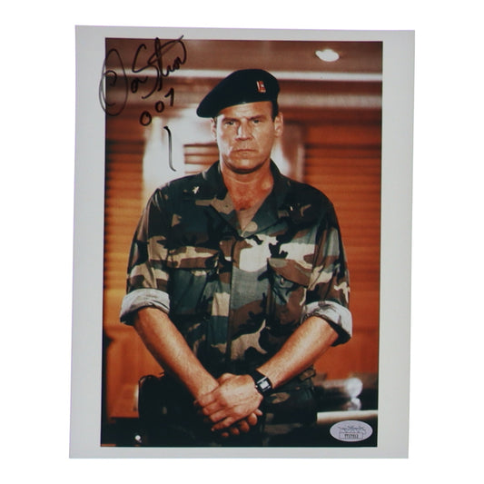 Don Stroud Signed (JSA) "Licence To Kill" 8x10 Photo Inscribed "007" - Colonel Heller