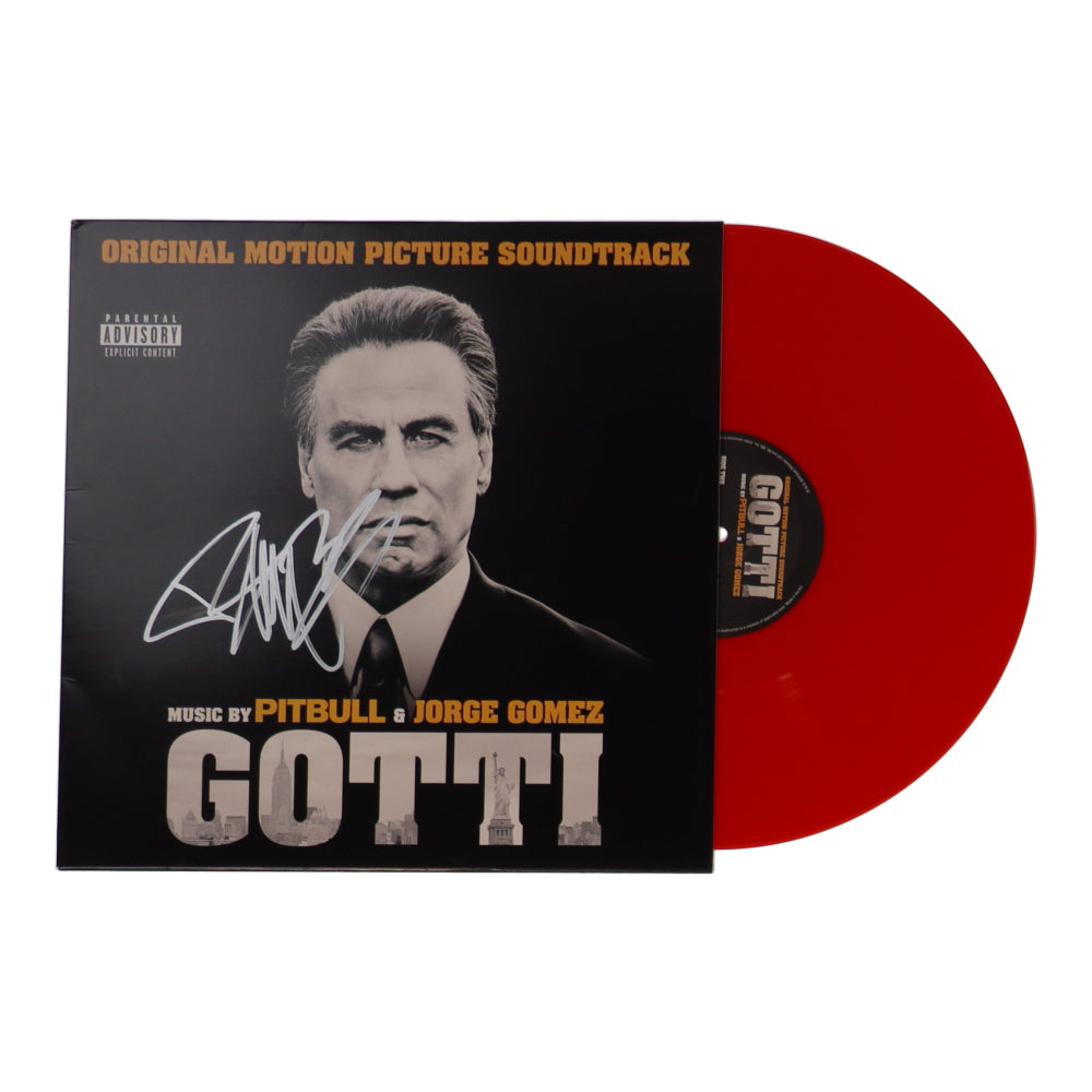 Pitbull Signed (JSA) "Gotti" Soundtrack Vinyl Record Album Sleeve