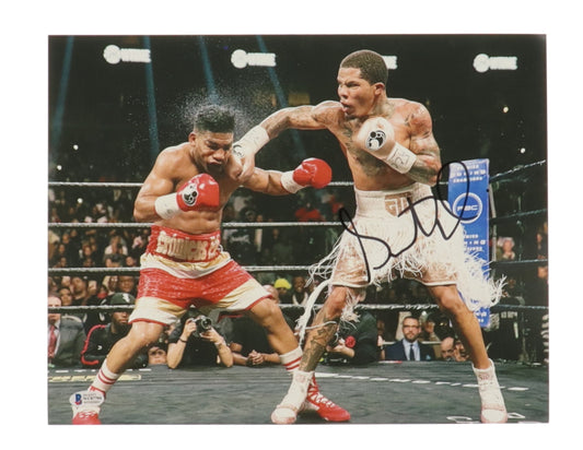 Gervonta Davis Signed 11x14 Photo (Beckett) Beckett Witnessed