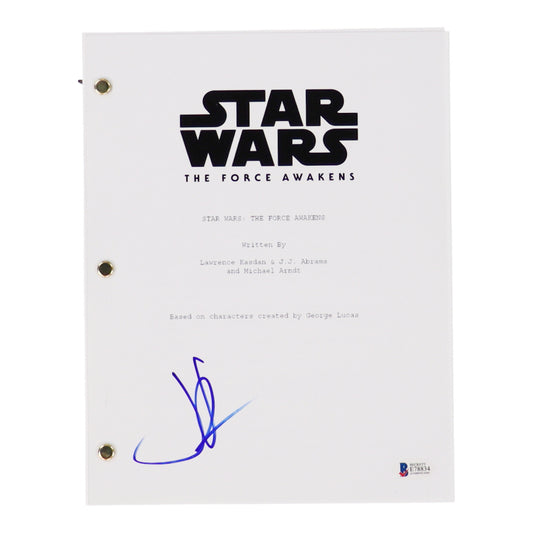 J.J. Abrams Signed "Star Wars: The Force Awakens" Replica Script (Beckett)