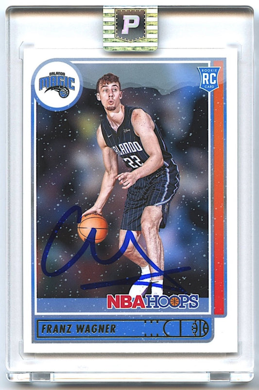 Franz Wagner Signed 2021-22 Hoops Winter #235 RC (PA Encapsulated) - Rookie Card