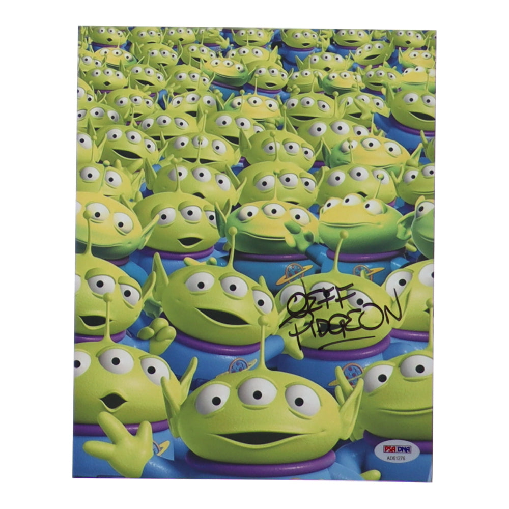 Jeff Pidgeon Signed "Toy Story" 8x10 Photo (PSA) Aliens